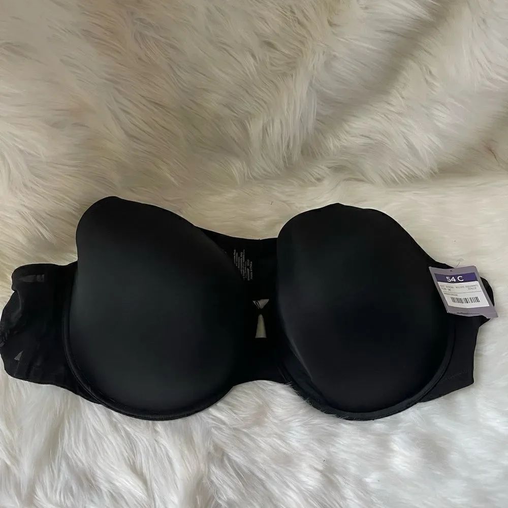 NWT Catherines Intimate black smooth underwire bras size 54C - Picture 3 of 7